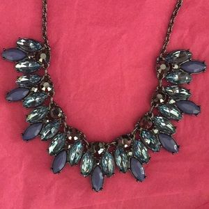 Hematite Blue Cheshire Sparkle Necklace